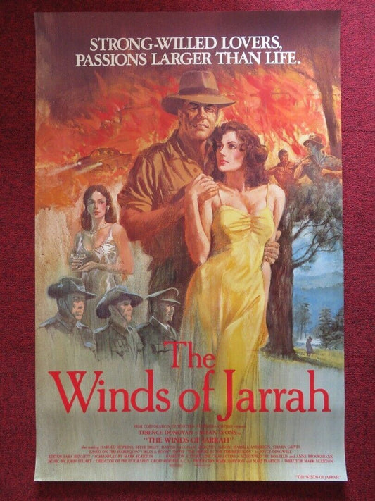 THE WINDS OF JARRAH US ONE SHEET ROLLED POSTER TERENCE DONOVAN SUSAN LYONS 1983