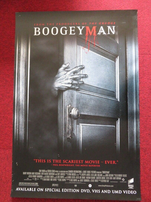 BOOGEYMAN VHS DVD US ONE SHEET POSTER ROLLED BARRY WATSON EMILY DESCHANEL 2004