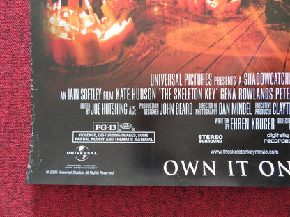 THE SKELETON KEY DVD US ONE SHEET POSTER ROLLED KATE HUDSON JOHN HURT 2005