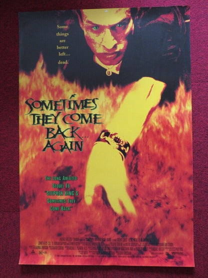 SOMETIMES THEY COME BACK...AGAIN VHS US ONE SHEET ROLLED POSTER S KING (W) 1996