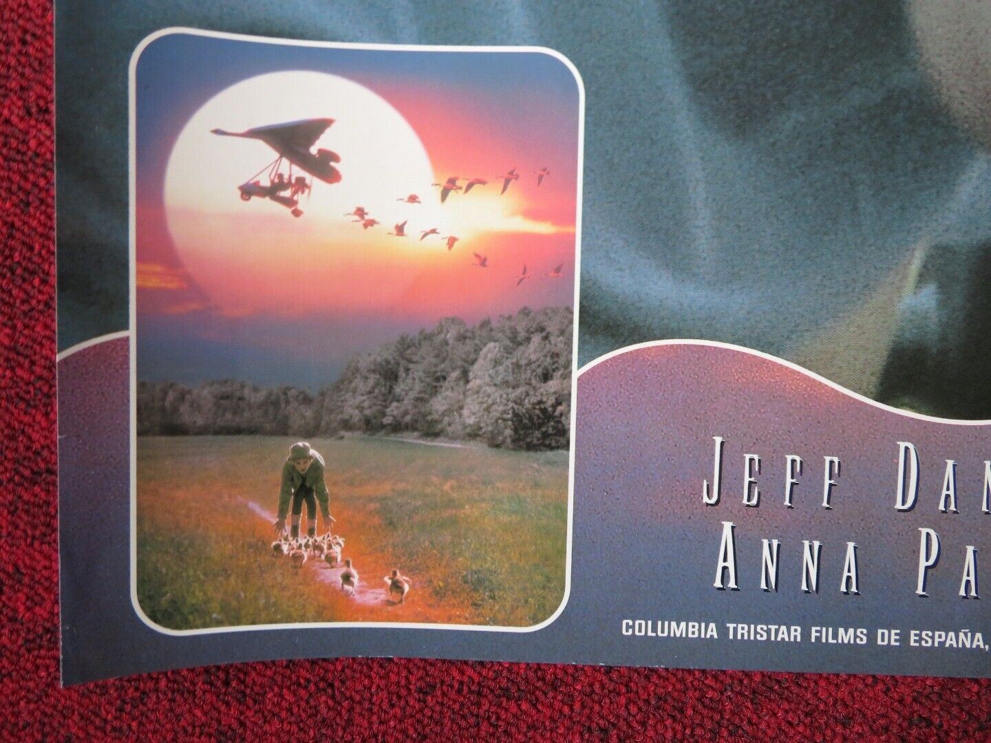 FLY AWAY HOME - A  ITALIAN FOTOBUSTA POSTER JEFF DANIELS ANNA PAQUIN 1996