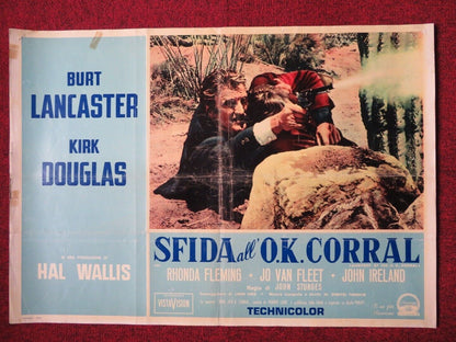 GUNFIGHT AT THE O.K CORRAL / SFIDA ALL O.K CORRAL - A ITALIAN FOTOBUSTA POSTER