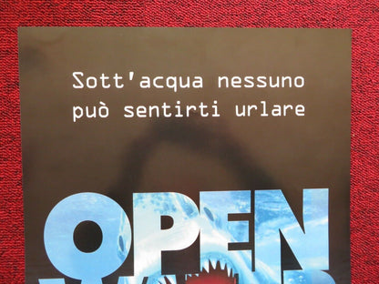 OPEN WATER 3 CAGE DIVE ITALIAN LOCANDINA (26.5"x12.5") POSTER JOEL HOGAN 2016