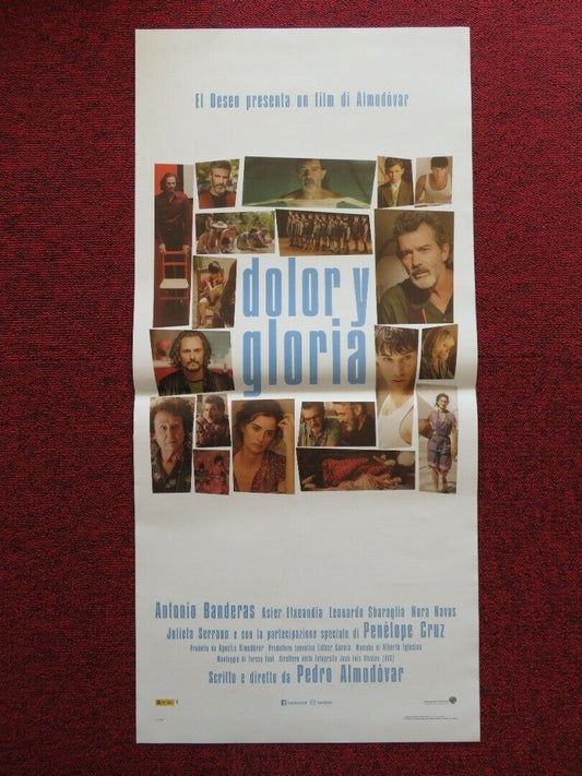 PAIN AND GLORY ITALIAN LOCANDINA (27.5"x13") POSTER 2019 ANTONIO BANDERAS