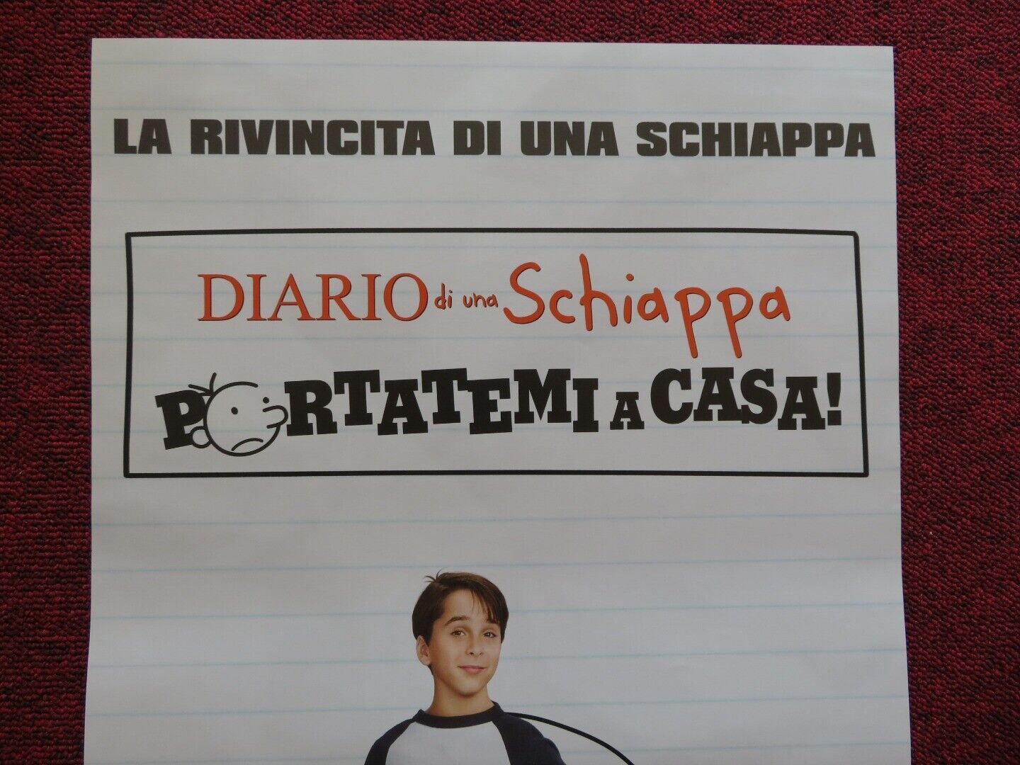 DIARY OF A WIMPY KID ITALIAN LOCANDINA (27"x13") POSTER ZACHARY GORDON 2010