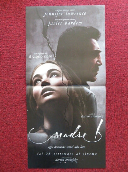 MOTHER! ITALIAN LOCANDINA (27"x13") POSTER JENNIFER LAWRENCE JAVIER BARDEM 2017