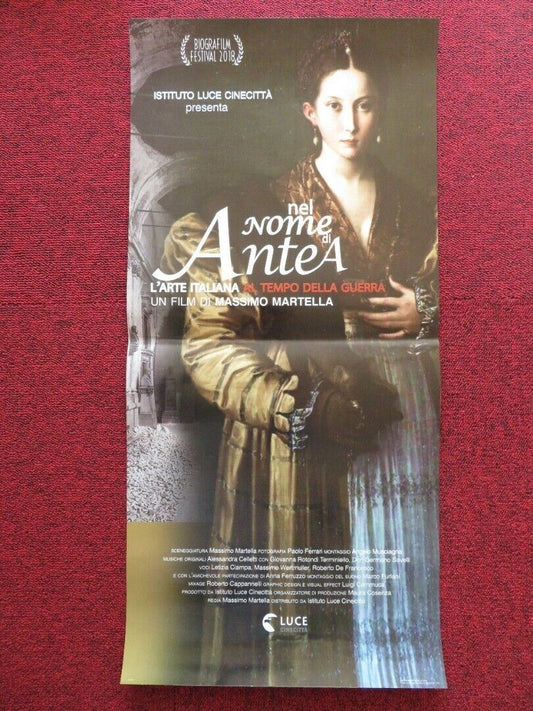 NEL NOME DI ANTEA ITALIAN LOCANDINA (26.5"x12.5") POSTER LETIZIA CIAMPA 2018