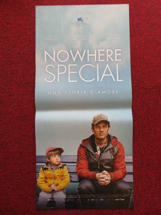 NOWHERE SPECIAL ITALIAN LOCANDINA (27"x12.5") POSTER JAMES NORTON 2020