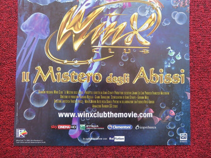 WINX CLUB: THE MYSTERY OF THE ABYSS ITALIAN LOCANDINA (27"x12.5") POSTER 2014