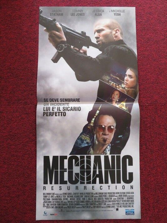 MECHANIC: RESURRECTION ITALIAN LOCANDINA (27"x12.5") POSTER JASON STATHAM 2016