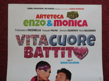 VITA, CUORE, BATTITO ITALIAN LOCANDINA (27"x13") POSTER ENZO LUPPARIELLO 2016