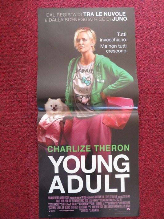 YOUNG ADULT ITALIAN LOCANDINA (26.5"x12.5") POSTER CHARLIZE THERON 2011