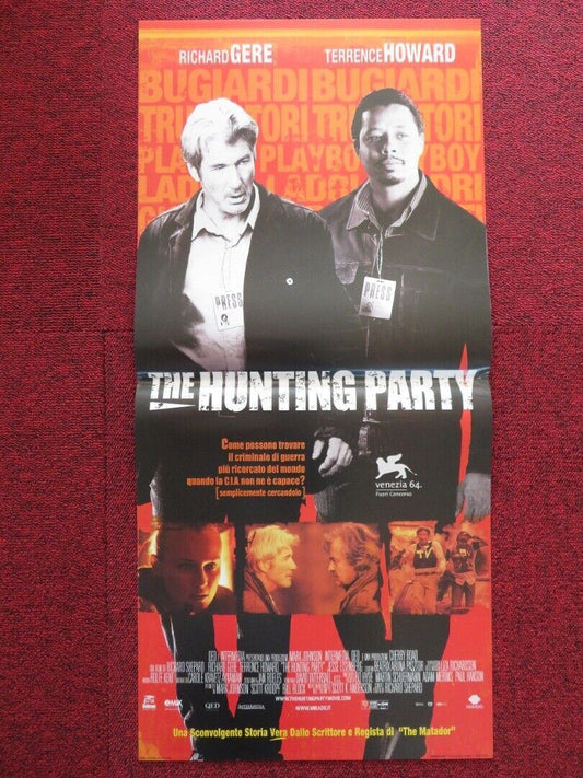 THE HUNTING PARTY ITALIAN LOCANDINA (26.5"x12.5") POSTER RICHARD GERE 2008