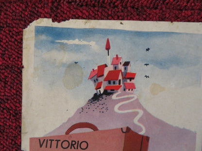 TEMPO DI VILLEGGIATURA / TIME OF VACATION - B ITALIAN FOTOBUSTA POSTER 1956