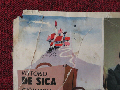 TEMPO DI VILLEGGIATURA / TIME OF VACATION - C ITALIAN FOTOBUSTA POSTER 1956