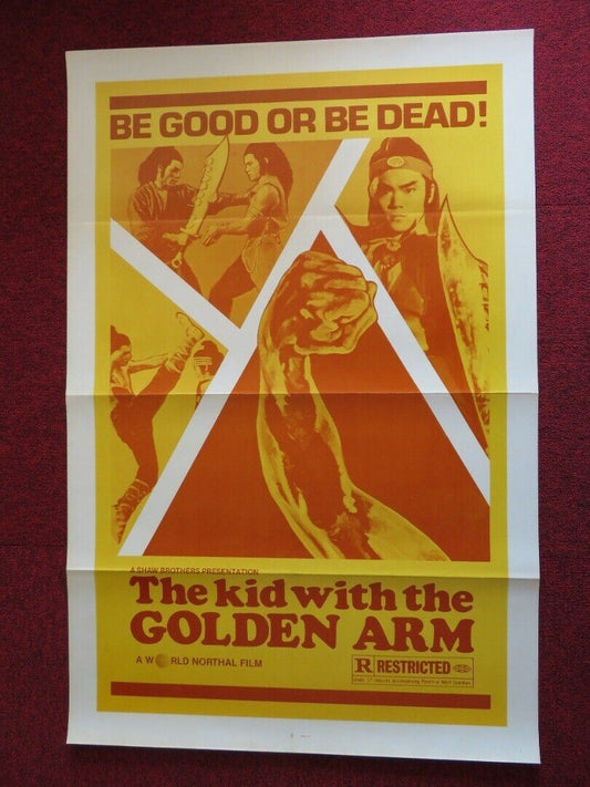 THE KID WITH THE GOLDEN ARM - KUNG FU  US ONE SHEET ROLLED POSTER 1979