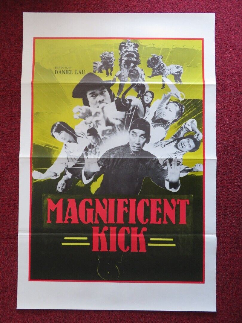 MAGNIFICENT KICK... -  KUNG FU US ONE SHEET ROLLED POSTER DANIEL LAU 1980