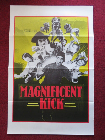 MAGNIFICENT KICK... -  KUNG FU US ONE SHEET ROLLED POSTER DANIEL LAU 1980