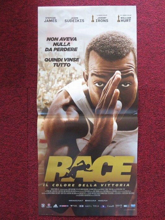 RACE ITALIAN LOCANDINA (27.5"x12.5") POSTER STEPHAN JAMES 2016