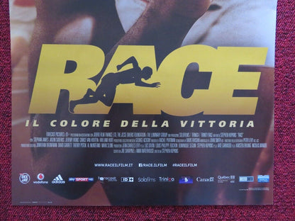 RACE ITALIAN LOCANDINA (27.5"x12.5") POSTER STEPHAN JAMES 2016