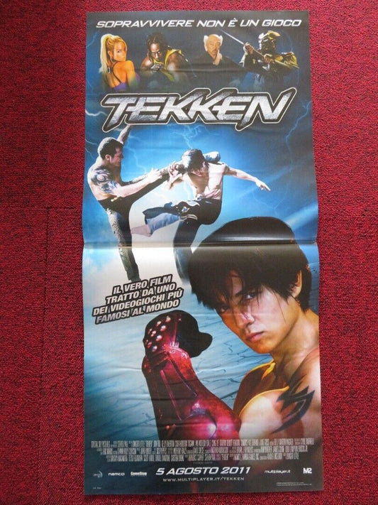 TEKKEN ITALIAN LOCANDINA (27"x13") POSTER JON FOO KELLY OVERTON 2010