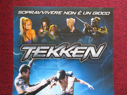 TEKKEN ITALIAN LOCANDINA (27"x13") POSTER JON FOO KELLY OVERTON 2010