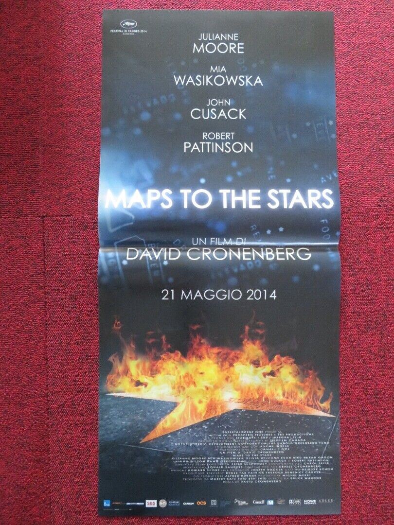 MAPS TO THE STARS ITALIAN LOCANDINA (27"x12.5") POSTER JULIANNE MOORE 2014