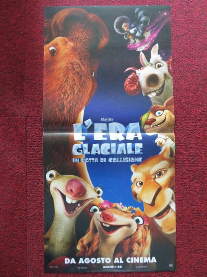 ICE AGE 5: COLLISION COURSE ITALIAN LOCANDINA (27"x13") POSTER R CARDONE '16