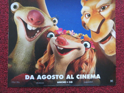 ICE AGE 5: COLLISION COURSE ITALIAN LOCANDINA (27"x13") POSTER R CARDONE '16