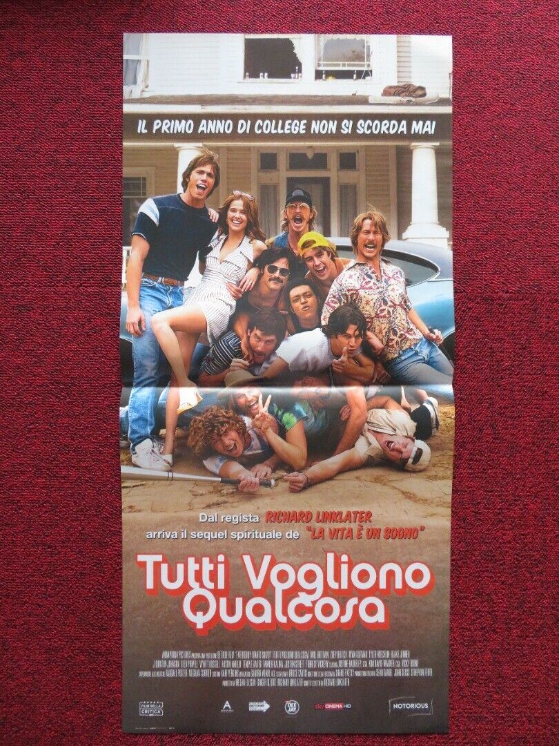 TUTTI VOGLIONO QUALCOSA ITALIAN LOCANDINA (27"x12.5") POSTER BLAKE JENNER 2016