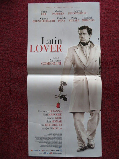 LATIN LOVER ITALIAN LOCANDINA (27"x12.5") POSTER VIRNA LISI 2015