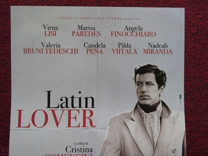 LATIN LOVER ITALIAN LOCANDINA (27"x12.5") POSTER VIRNA LISI 2015