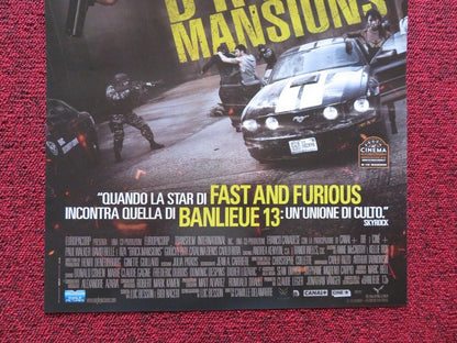 BRICK MANSIONS ITALIAN LOCANDINA (27"x12.5") POSTER PAUL WALKER DAVID BELLE 2013