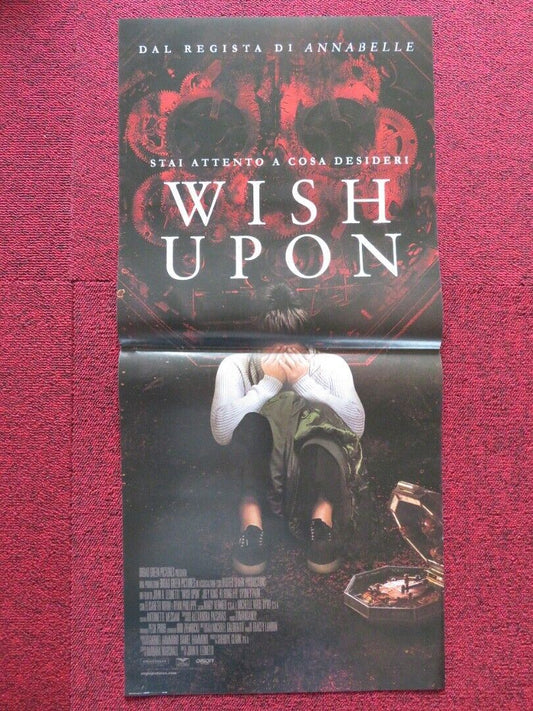 WISH UPON ITALIAN LOCANDINA (27"x12.5") POSTER JOEY KING 2017