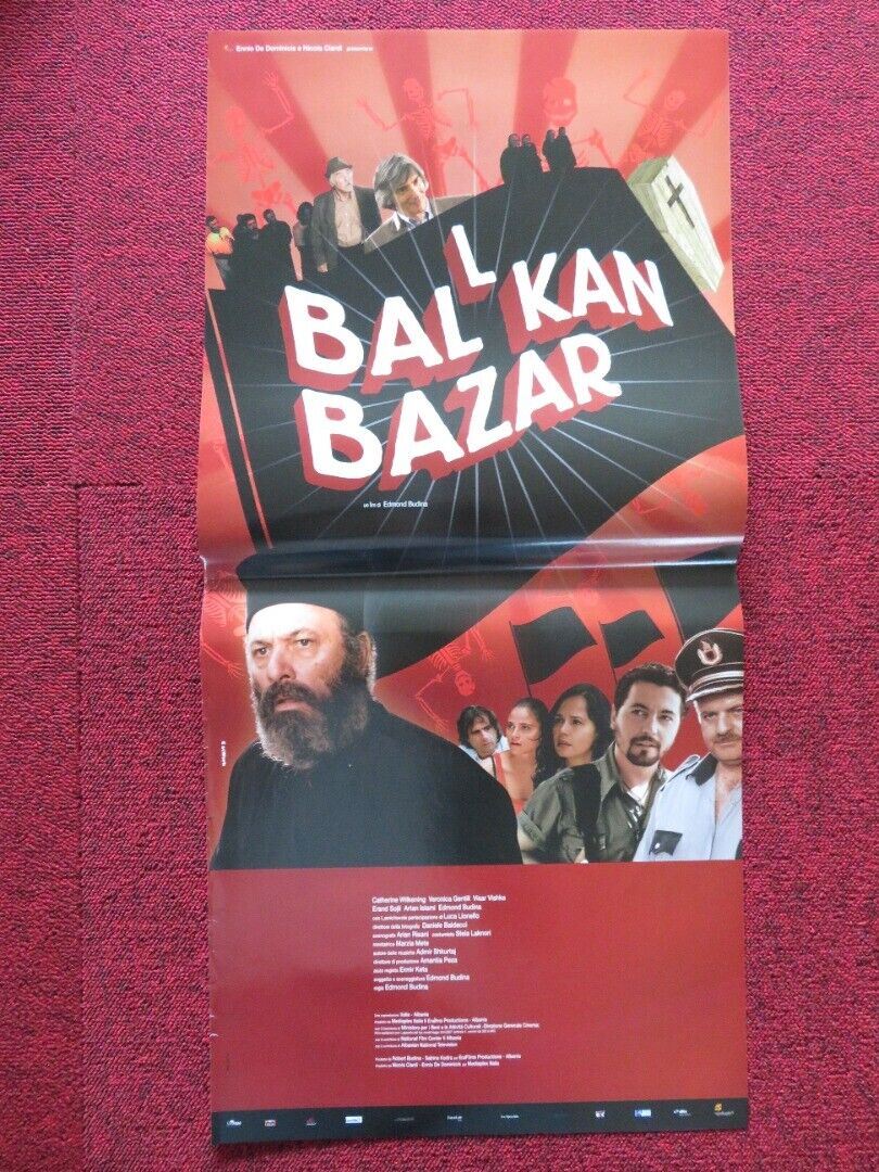 BALKAN BAZAR ITALIAN LOCANDINA (27"x12.5") POSTER CATHERINE WILKENING 2011