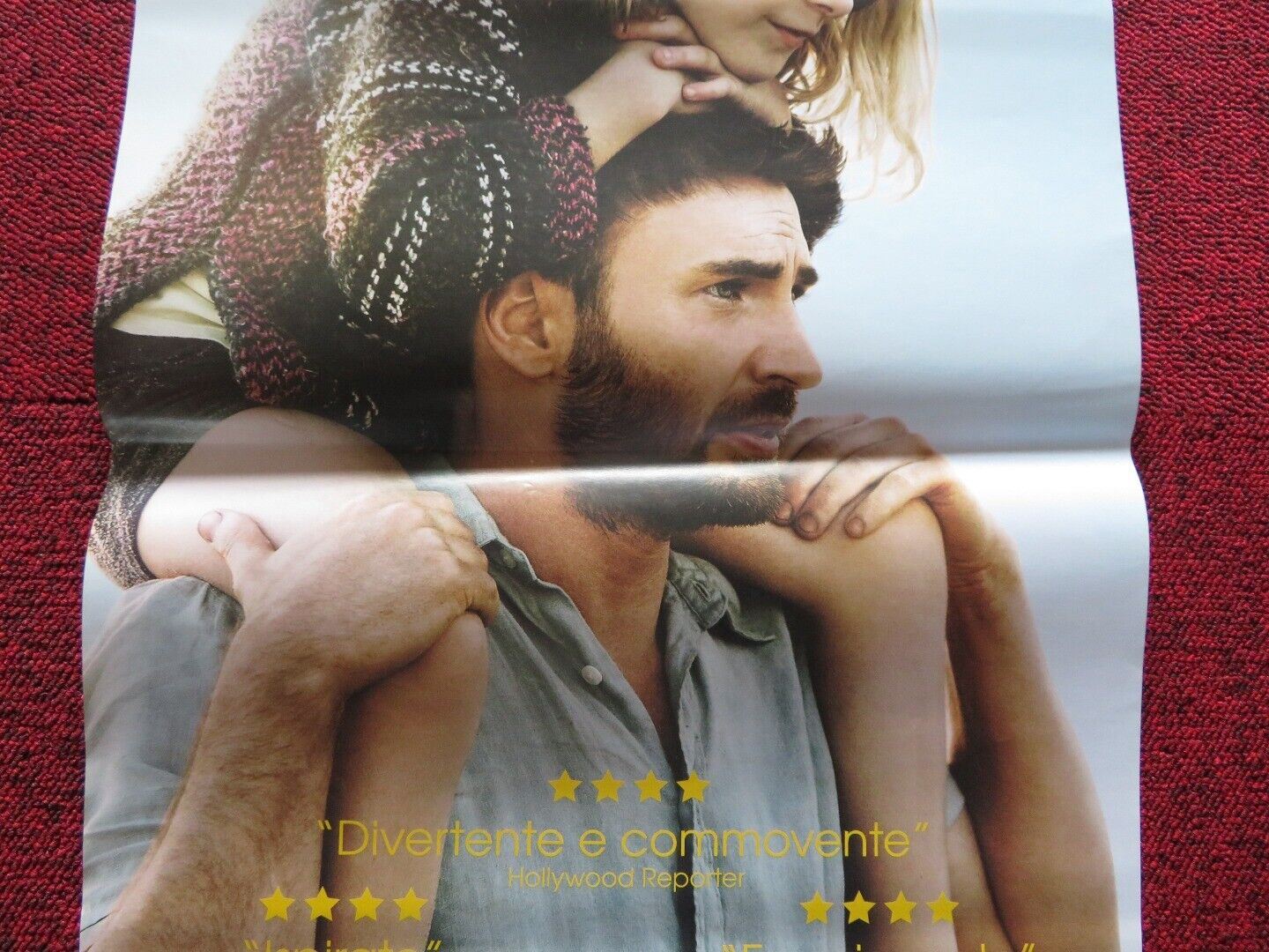 GIFTED ITALIAN LOCANDINA (27"x13") POSTER CHRIS EVANS MCKENNA GRACE 2017