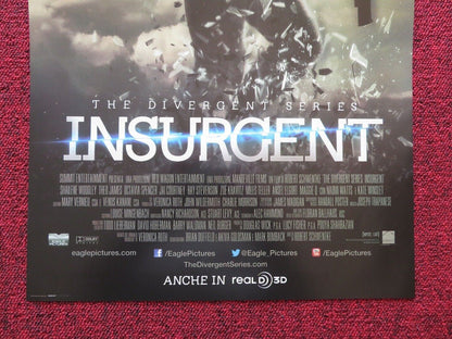 THE DIVERGENT SERIES: INSURGENT ITALIAN LOCANDINA (27"x12.5") POSTER 2015