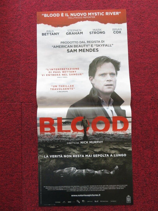 BLOOD ITALIAN LOCANDINA (27"x12.5") POSTER PAUL BETTANY STEPHEN GRAHAM 2012