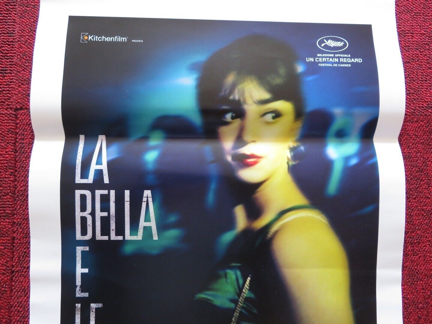 LA BELLA E LE BESTIE ITALIAN LOCANDINA (27.5"x13") POSTER MARIAM AL FERJANI 2017