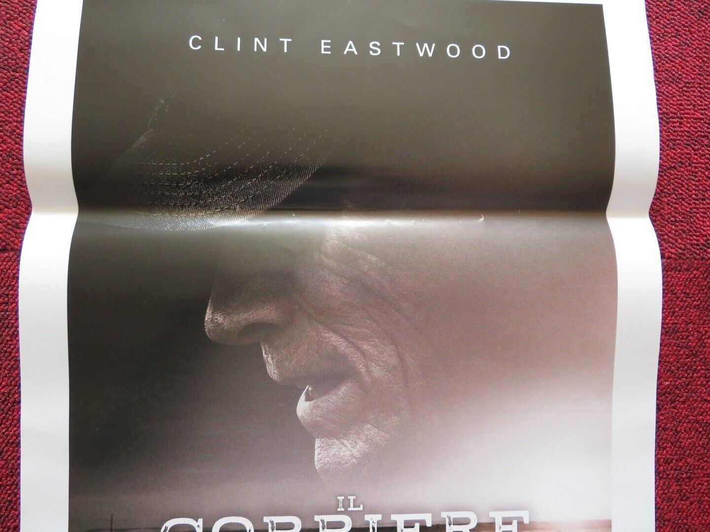 IL CORRIERE /  the mule ITALIAN LOCANDINA (27.5"x13") POSTER CLINT EASTWOOD 2018