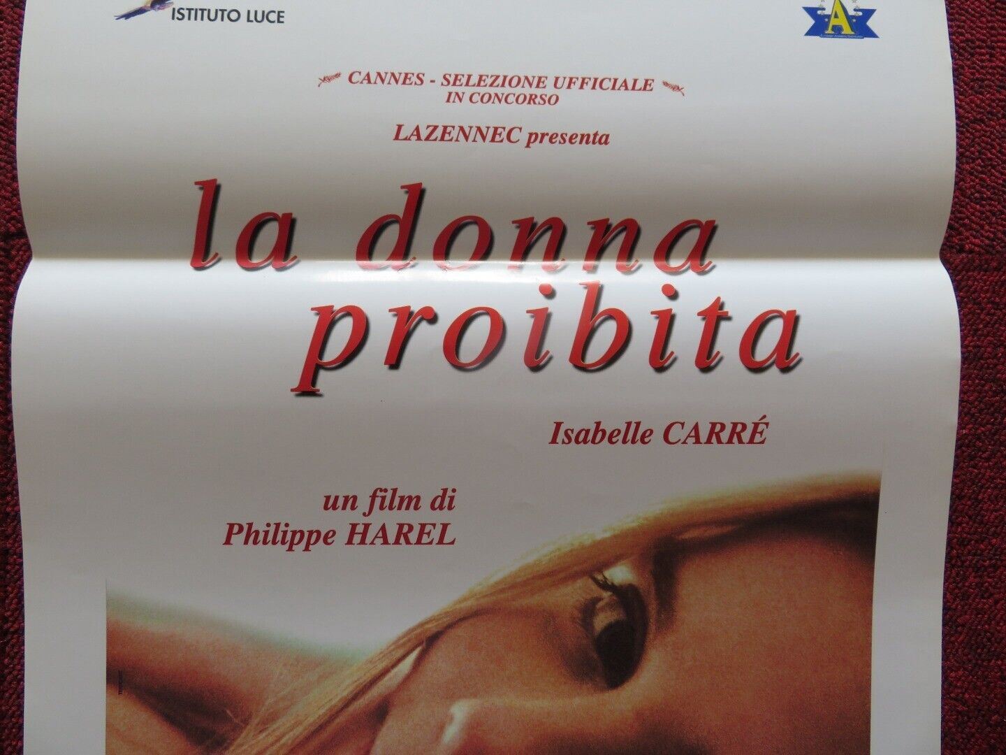 LA DONNA PROIBITA / the banned woman ITALIAN LOCANDINA (27.5"x13") POSTER 1999