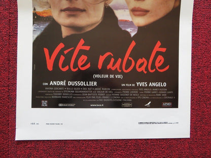 VITE RUBATE / stolen life  ITALIAN LOCANDINA (27.5"x13") POSTER E BEART 1998