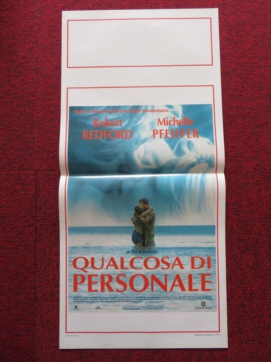 UP CLOSE AND PERSONAL ITALIAN LOCANDINA (27.5"x13") POSTER ROBERT REDFORD 1996