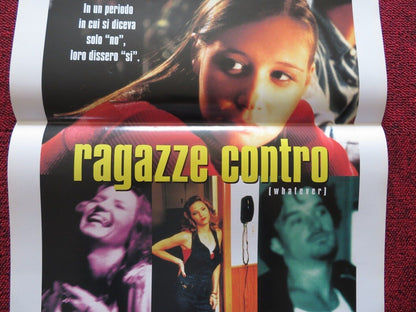 RAGAZZE CONTRO / whatever ITALIAN LOCANDINA (27.5"x13") POSTER LIZA WEIL 1998