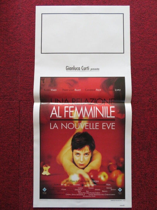 LA NOUVELLE EVE - UNA ... ITALIAN LOCANDINA (27.5"x13") POSTER 2000