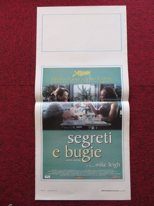 SEGRETI E BUGIE / secrets and lies ITALIAN LOCANDINA (27.5"x13") POSTER 1996