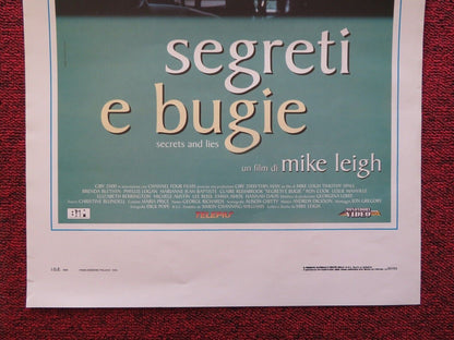 SEGRETI E BUGIE / secrets and lies ITALIAN LOCANDINA (27.5"x13") POSTER 1996