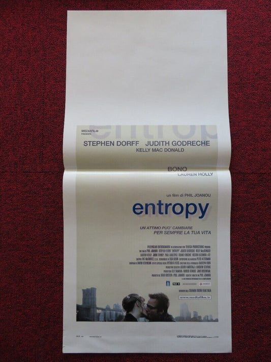 ENTROPY ITALIAN LOCANDINA (27.5"x13") POSTER STEPHEN DORFF JUDITH GODRECHE 2000