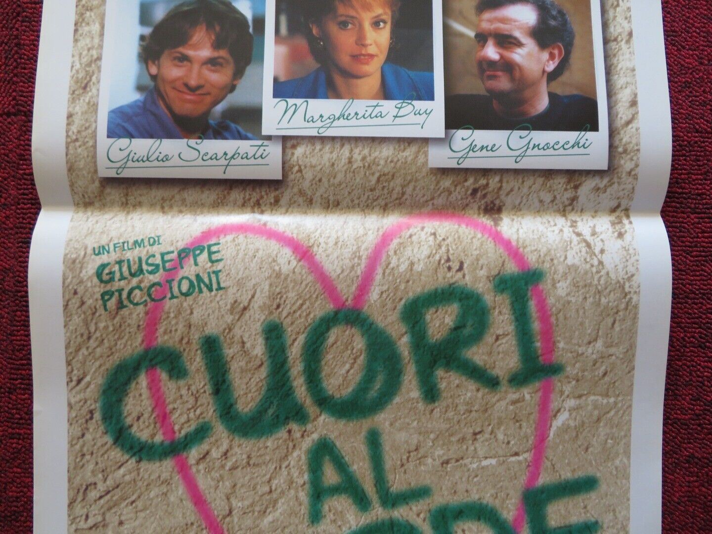 CUORI AL VERDE / penniless hearts ITALIAN LOCANDINA (27.5"x13") POSTER 1996