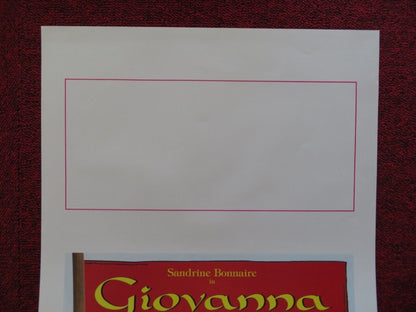 GIOVANNA D'ARCO SECONDA PARTE ITALIAN LOCANDINA (27.5"x13") POSTER 1995